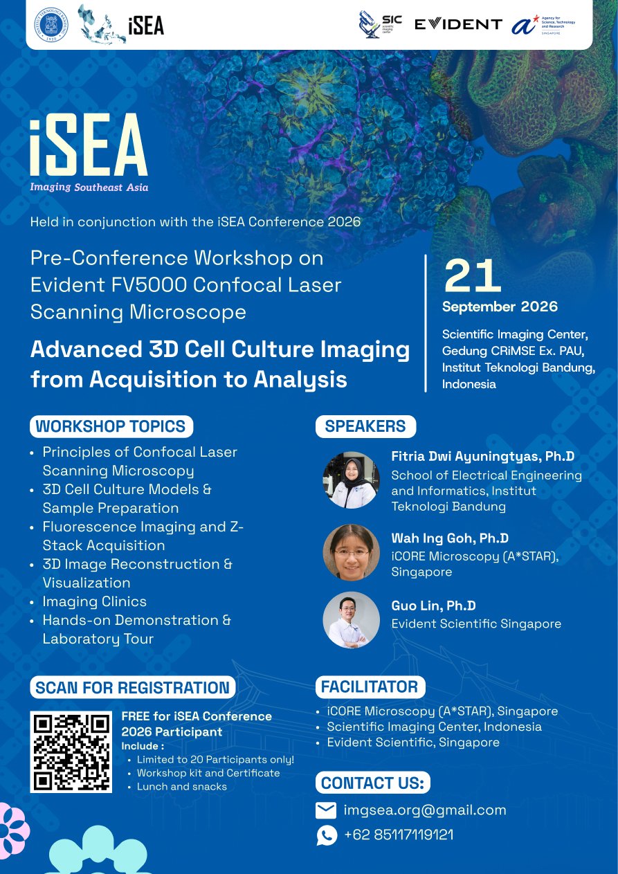 Pre-Conference Workshop on Evident FV5000 Confocal Laser Scaning Microscope